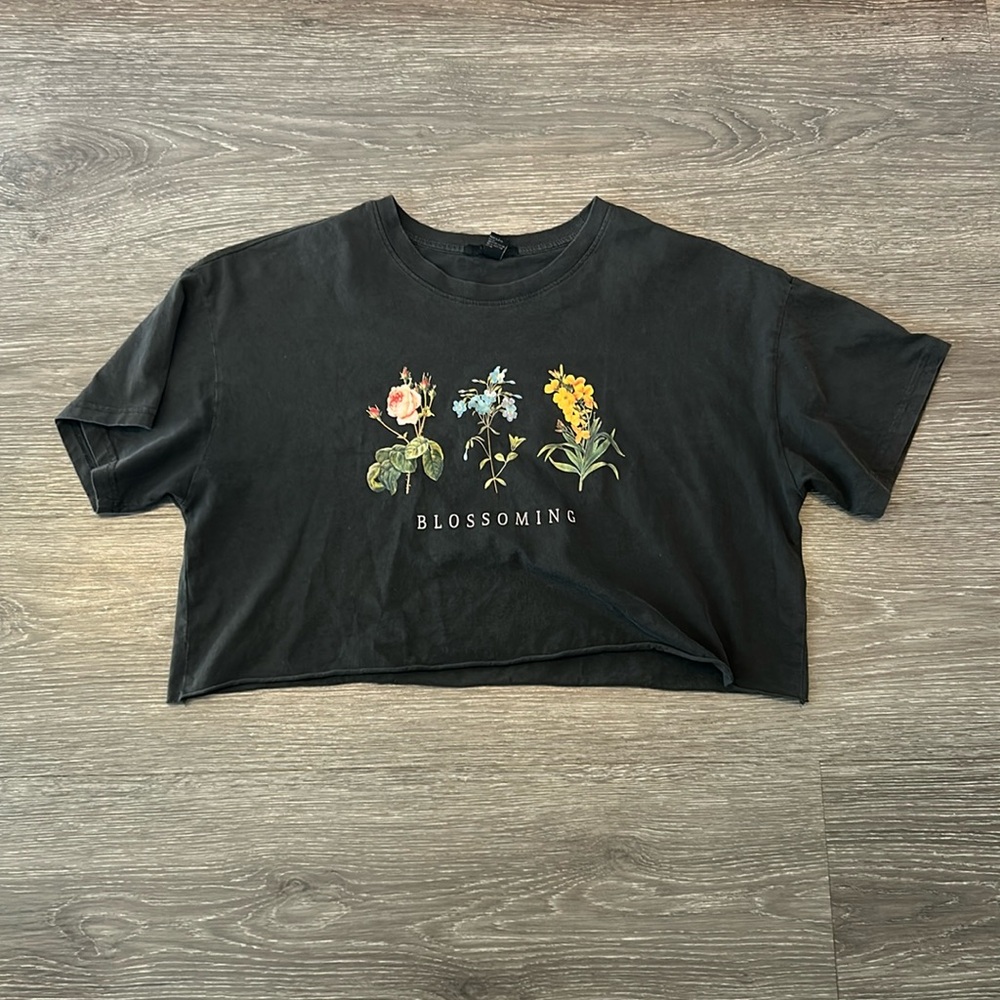 VINTAGE FOREVER 21 - Cropped T - Large